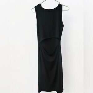 Chic Black One Shoulder Dress